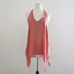 Blush Handkerchief Tank Top Size Large
